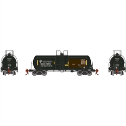 Athearn G25633 HO 13,600-Gallon Acid Tank Grupo Mexico/Black#1096