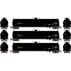 Athearn 3574 N 33,900-Gallon LPG Tank/Flat UTLX #2 (3)