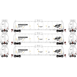 Athearn G25667 HO 33,900-Gallon LPG Tank/Early PROX #2 (3)