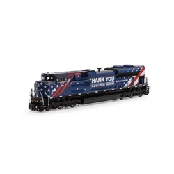 Athearn G44040 HO G2 SD70ACe Montana Rail Link/Essential Workers #4404