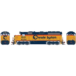 Athearn G65076 HO GP40-2 Chessie/B&O #4294