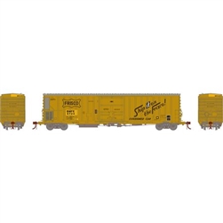 Athearn HO FGE 57' Mechanical Reefer BNFE/Yellow/Ex-SLSF #9724