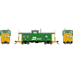 Athearn G78363 HO ICC Caboose w/ Lights & Sound Burlington Northern BN #10099