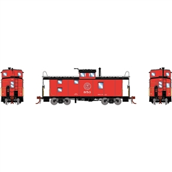 Athearn G78586 HO ICC Caboose w/Lights Pittsburg & West Virginia P&WV #852