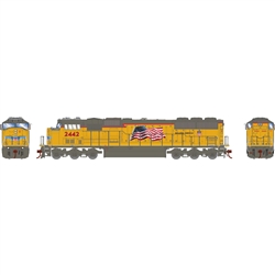 Athearn G8522 HO SD60M w/DCC & Sound Union Pacific Sill Flag #2442