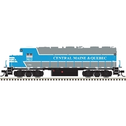 Atlas 10004077 HO GP-38 DCC & Sound Central Maine & Quebec CMQ #3812