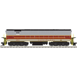 Atlas 10004130 HO FM H-24-66 Phase 1A Trainmaster LokSound & DCC Delaware Lackawanna & Western #855