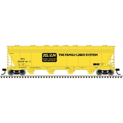 Atlas 20006400 HO ACF 5250 Centerflow Covered Hopper Plus Seaboard Coast Line 260016