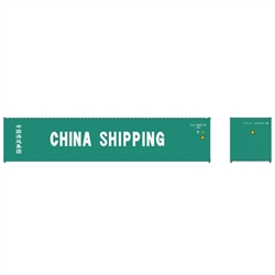 Atlas 50005883 N 40' Standard-Height Container 3-Pack Assembled China Shipping CCLU Set 1