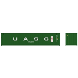 Atlas 50005889 N 40' Standard-Height Container 3-Pack Assembled United Arab Shipping Co. UACU Set 1