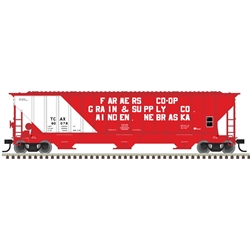 Atlas 20006652 N 4750 Covered Hopper TCOA 60078