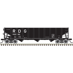 Atlas 20006928 HO 70 Ton 9 Panel 3-Bay Hopper Reading RDG # 59080