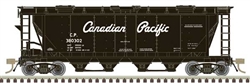 Atlas 20007160 HO Slab-Side Covered Hopper Canadian Pacific #380438 Script Logo