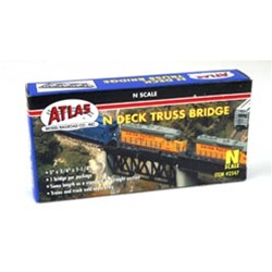 Atlas 2547 N Code 80 Deck Truss Bridge