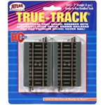 Atlas 452 HO True-Track Code 83 Track & Roadbed System Straight Section 3" Pkg 4