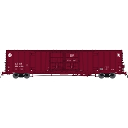 Atlas 50004058 N Santa Fe Class BX-166 62' Beer Boxcar Santa Fe 621590 Late Q Logo Version 2