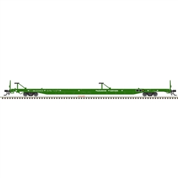 Atlas 50004431 N ACF 89' 4" Intermodal Flatcar Burlington Northern 635602 Cascade Green