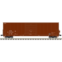 Atlas 50005241 N Class X72 50' Boxcar Canadian National 416381 Brown