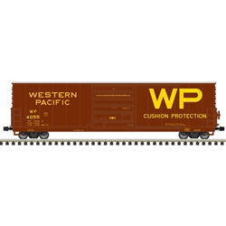 Atlas 50005242 N Class X72 50' Boxcar Western Pacific 4055 Brown