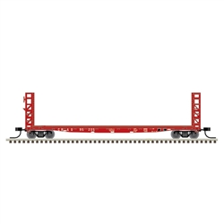 Atlas 50005794 N GSI-GSC 48' Bulkhead Flatcar Chicago Burlington & Quincy 95257