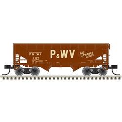 Atlas 50006144 N 2-Bay Hopper Pittsburg & West Virginia P&WV 154