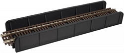 Atlas 70000027 HO Through Plate-Girder Bridge w/Code 83 Track Kit Single Track Bridge 8" Track 9" 