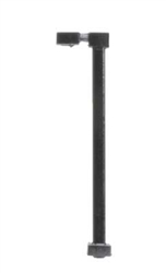 Atlas 70000203 HO Single-Arm Square LED Light 3-Pack Black (warm white LED) 15 Scale Feet Tall