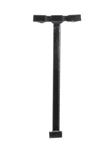 Atlas 70000211 HO Double-Arm Square LED Light 3-Pack Black (warm white LED) 15 Scale Feet Tall