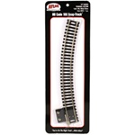 Atlas 845 HO Terminal Section Snap-Track Nickel-Silver Rail 18" Radius Curved Black Ties