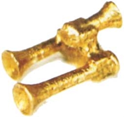 Atlas BLMA222 N Leslie S3L-R Airhorn Unpainted Brass Pkg 2