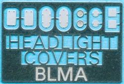 Atlas BLMA72 N Removed Headlight Covers Etched-Metal Kit 2 Each of 5 Styles