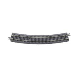 Atlas G2416 N Code 65 Curved Track with Gray Ballast True Track 1/2 Section 14" Radius pkg 8