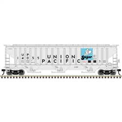 Atlas 2001635 O Pullman-Standard PS-4750 Covered Hopper 3-Rail Trainman Union Pacific