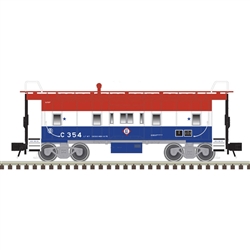 Atlas 2001747 O Bay Window Caboose 3-Rail Trainman Erie Lackawanna C354 Bicentennial