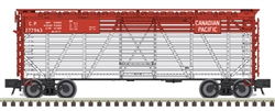 Atlas 2002408 O 40' Steel Stock Car 3-Rail Trainman Canadian Pacific