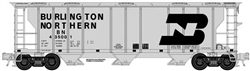 Atlas 2002514 O PS-2 3-Bay Covered Hopper 3-Rail Trainman Burlington Northern Large Logo