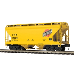 Atlas 3002092 O 2-Bay Centerflow Covered Hopper 2-Rail Premier Chicago & North Western