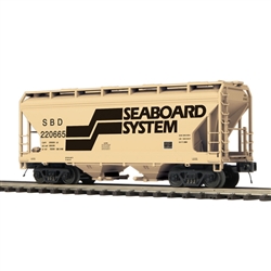 Atlas 3002096 O 2-Bay Centerflow Covered Hopper 2-Rail Premier Seaboard System