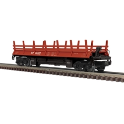 Atlas 3001174 O Operating Log Dump Car with Load 3-Rail Premier Western Pacific