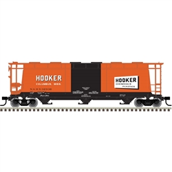 Atlas 3001227 O 3-Bay Cylindrical Hopper 3-Rail Hooker Chemical