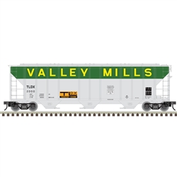 Atlas 3001378 O PS-4427 Covered Hopper 3Rl Valley Mills