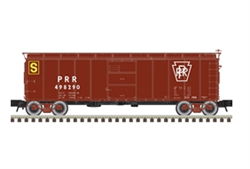 Atlas 3001915 O 1923 ARA X-29 40' Steel Boxcar 3-Rail Pennsylvania Tuscan Plain Keystone S Marking