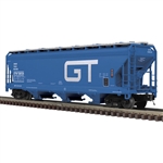 Atlas 3009957 O 3 Bay Hopper 3-Rail Grand Truck Western GTW