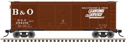 Atlas 3002829 O 1937 AAR Double-Door 40' Boxcar 2-Rail Baltimore & Ohio Sentinel Service Logo