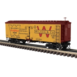 Atlas 3003043 O 36' Wood Refrigerator Car 3-Rail Wilson Packing