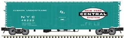 Atlas 3003514 O Pullman-Standard PS-1 50' Plug-Door Boxcar 3-Rail New York Central Jade Black Red Large Logo