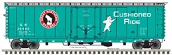 Atlas 3003518 O Pullman-Standard PS-1 50' Plug-Door Boxcar 3-Rail Great Northern Jade Green Red Black Standing Rocky Logo