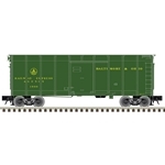 Atlas 3007906 O 40' Wagon-Top Boxcar 3-Rail Baltimore & Ohio