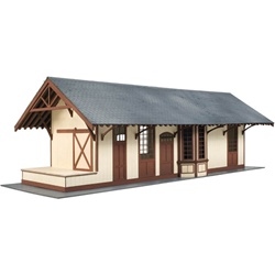 Atlas 4001000 O Maywood Station Kit Laser-Cut Wood 18 x 6 x 5-3/4" 45.7 x 15.2 x 14.6cm 151-4001000