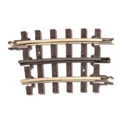 Atlas 6046 O 21st Century Track System Nickel Rail w/Brown Ties 3-Rail O-45 Quarter Curve